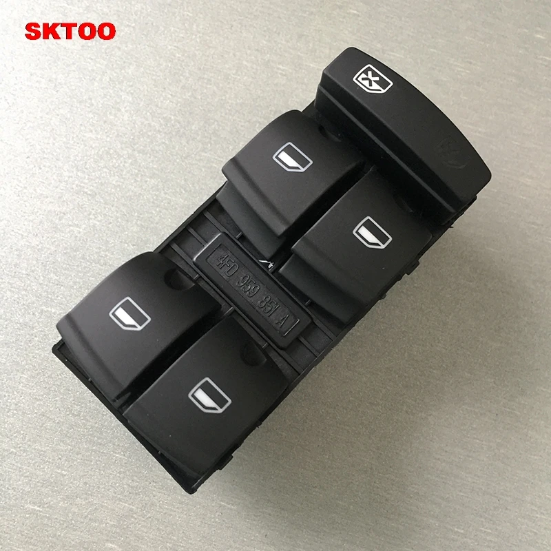 

SKTOO Master Power Window Switch for Audi A3 8P1 8PA 2003-2014 fit for Audi Q7 4L 2006 2007 2014 SUV 4F0959851F