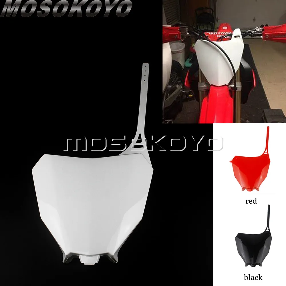 

1pcs Motocross Dirt Pit Bike ABS Front Number Plate For Honda CRF250R CRF250RX CRF450R CRF450RX 2017-2020 CRF 250/450 RX