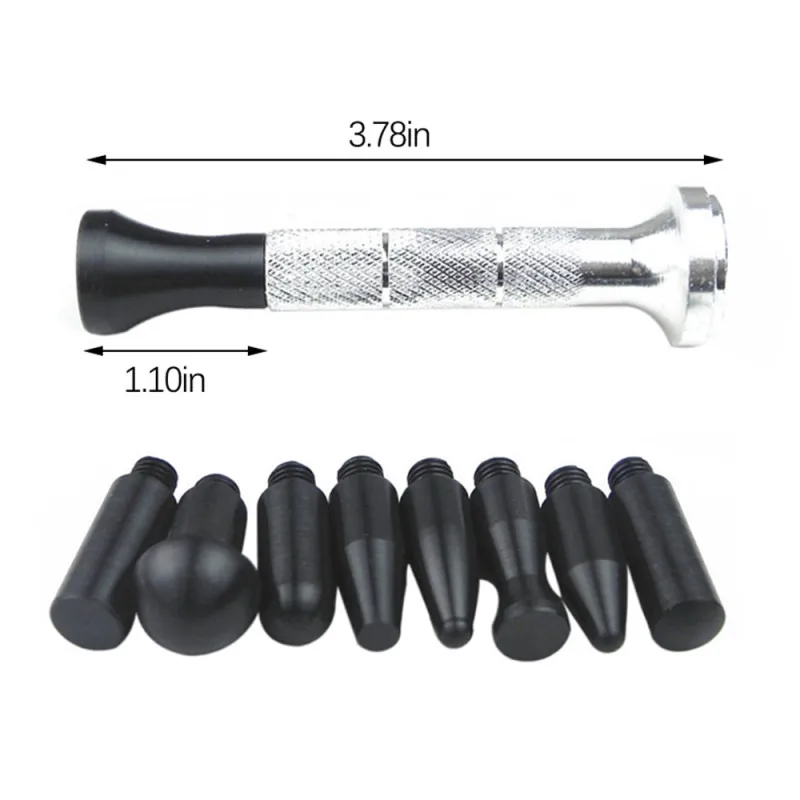 Car Dent Repair Kit Portable Auto Body Panel Dent Repair Portable Flattening Car Tap Down Pen Hail Removal Car Repair Tools