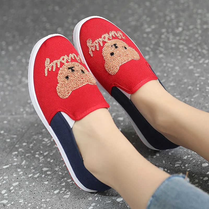 women's shoes in the spring and autumn new flat casual shoes female joker soft bottom a pedal lazy shoes for women's shoes