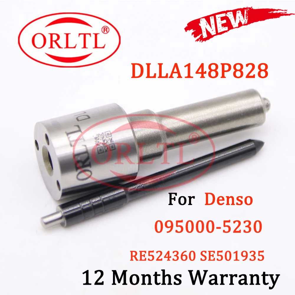 ORLTL DLLA148P828 Diesel Injector Nozzle DLLA 148 P 828 Injector Sprayer for John Deer-Engine 095000-5230 RE524360 SE501935