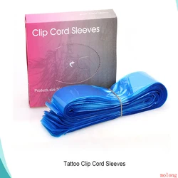 125Pcs/pack Disposable Blue Tattoo Clip Cord Sleeves Bags Covers Bags for Tattoo Machine Tattoo Accessory Permanent Makeup 80*5c