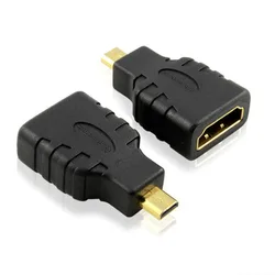 Лучшая цена Micro HDMI-совместимый тип D к HDMI-совместимые женские конвертеры адаптер для Microsoft Surface RT Прямая поставка