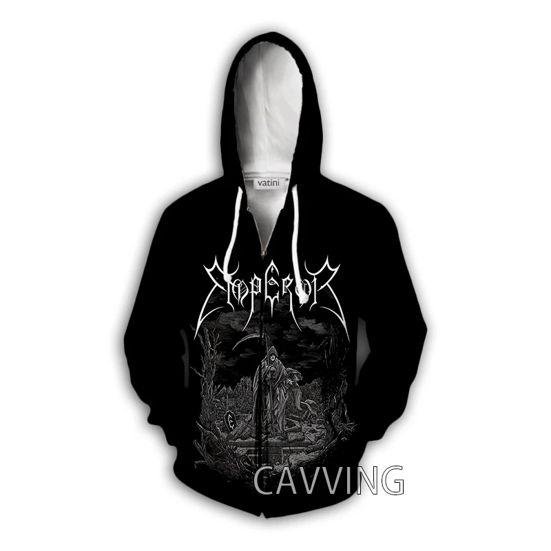 

New Fashion 3D Print Emperor Band Zipper Hoodies Zip Up Hooded Sweatshirts Harajuku Hoodie Hip Hop Sweatshirts