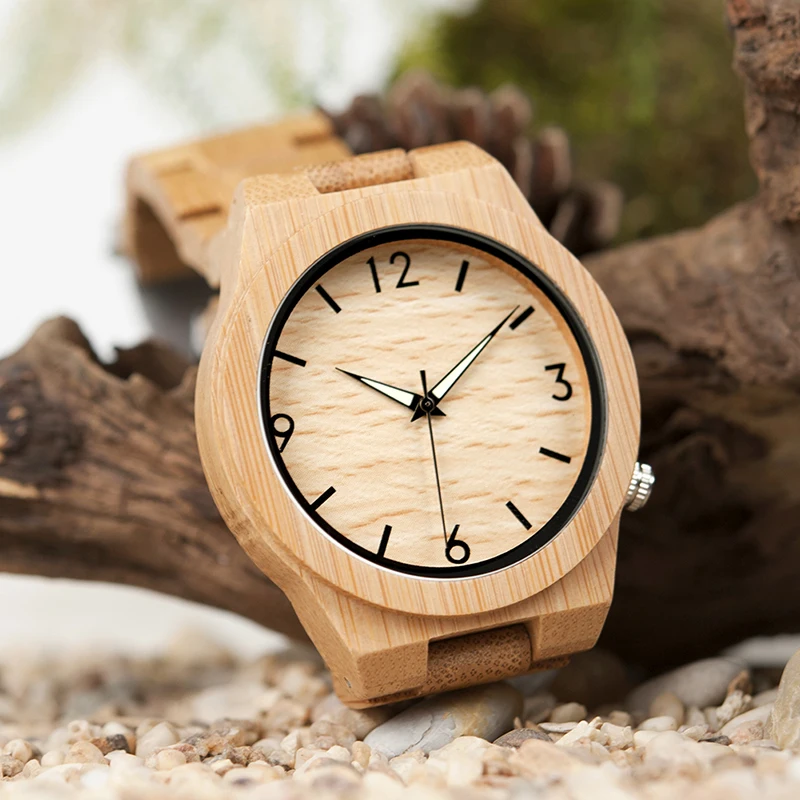 BOBO BIRD Wood Watch Men Bamboo Wooden Watches relogio masculino Japan Movement Clock Timepiece Personalized Gift Dropshipping