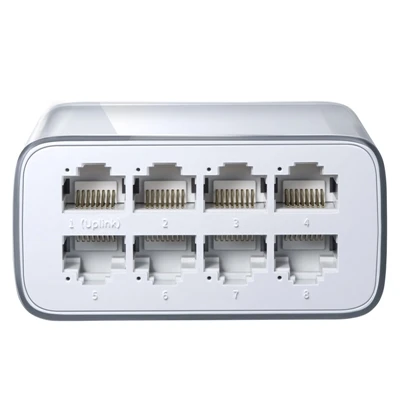 

tp-link 8 ports Fast Switch TL-SF1008M RJ45 ports plastic shell ports auto-flip MAC address self-learning Mini Plug and play