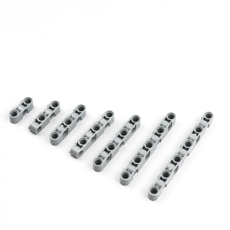 Kỹ Thuật Phần Tia 1X3 1X4 1X5 1X6 1X7 1X9 1x11MOC Khối Xây Dựng Studless Liftarm Thay Thế Cho Xe Tải Xe Lửa Khủng Long 70 Miếng