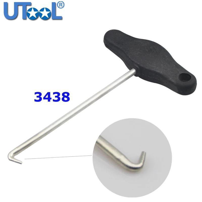 Universal Car Auto 3438 Handbrake Pull-out Hook AC Hole Glass Lifter Disassembly Tool For Audi free shipping replacement 6x6x10 5mm motor carbon brushes for buick toyota windscreen wiper car glass lifter etc