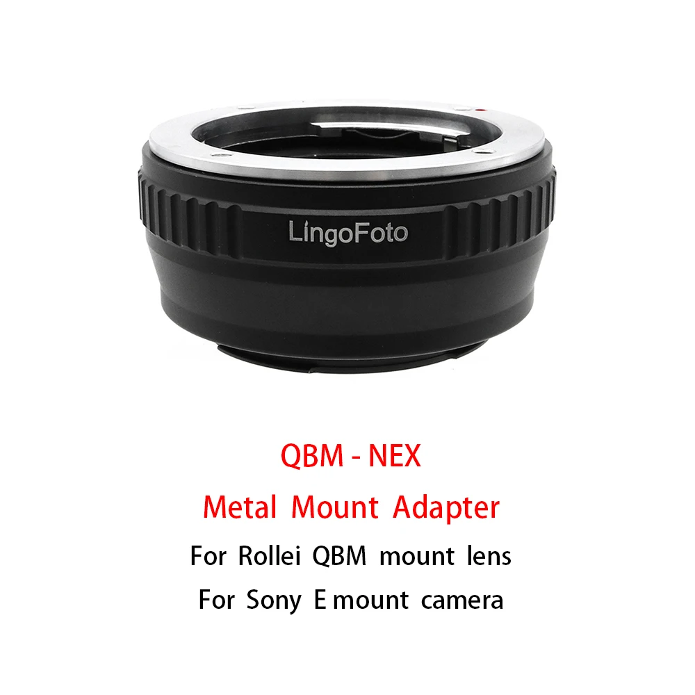 QBM-NEX محول تركيب المعادن الدائري ل Rollei QBM جبل عدسة لسوني E جبل كاميرا A7/A7r/A7s/A6000/NEX سلسلة الخ
