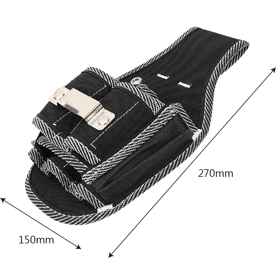 NICEYARD Portable Drill Hammer Storage Drill Screwdriver Utility Kit Holder Waist Pocket Tool Belt Pouch Bag Carpenter Tool Bag