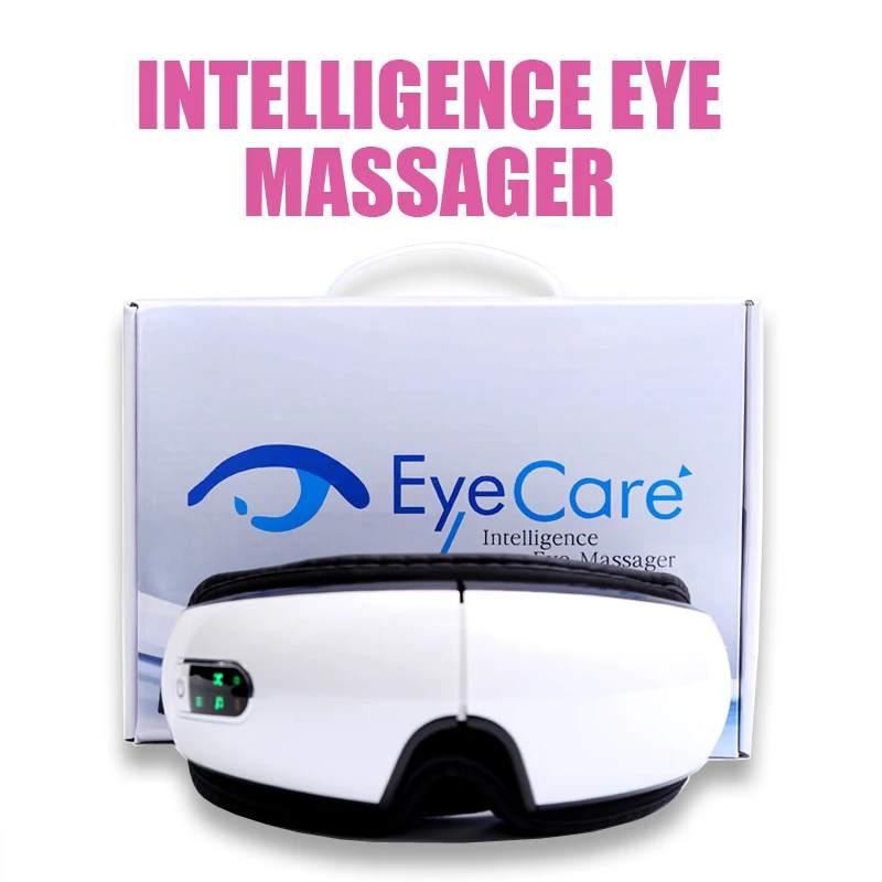 Eye Massager Electric Double Airbag Smart Air Pressure Massager Five Modes Infrared Heating Massage Glasses Music Eyes Care