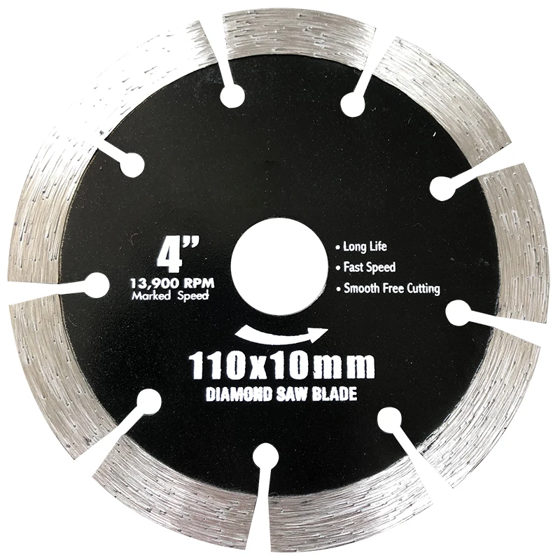 在庫あり格安! 110x10x20-1mm 4.3 "ダイヤモンド鋸刃、切断ディスク、御影石、大理石、レンガ、セメント、丸鋸カッターアクセサリー。