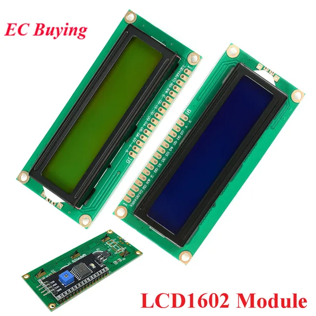 1602 moduł LCD niebieski żółto-zielony ekran IIC I2C LCD1602 1602A moduł wyświetlacza 16*2 16x2 5V płyta adaptera dla Arduino