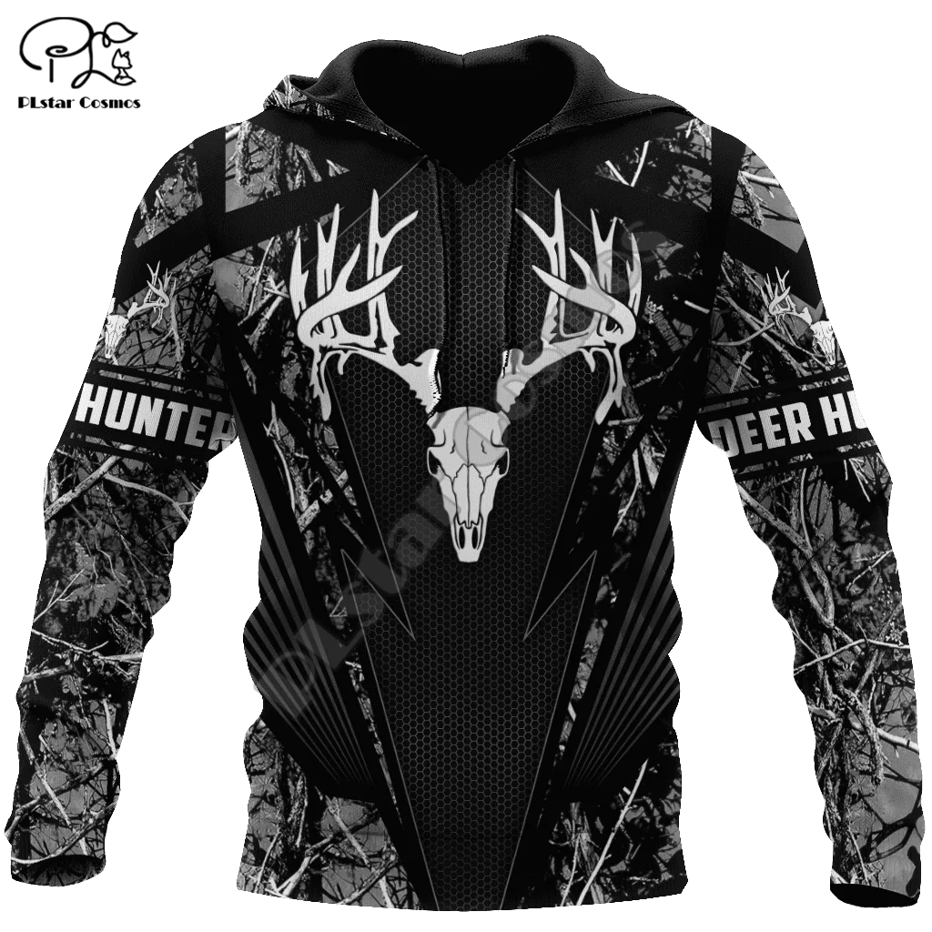 

PLstar Cosmos Deer Hunting Animal Hunter Camo Tattoo NewFashion Tracksuit Men/Women 3DPrint Casual Funny Long Sleeve Hoodies X6