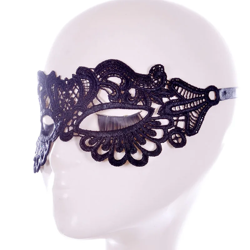 Comeondear 2 Piece Halloween Cosplay And Party Lace Eye Mask Sexy Lady Cutout Eye Mask For Masquerade Party  Fancy Dress Costume