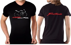 T-shirt décontracté pour moto japonaise CBR 1000 RR Old Fireblade 100% coton, impression de qualité amusante, t-shirts pour hommes, nouvelle mode