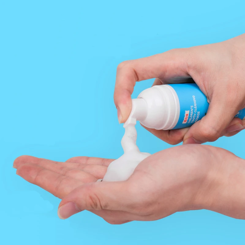 معجون أسنان موس للأطفال خالية من الفلورايد معجون أسنان رغوي مضاد للتسوس لإزالة بقع الأسنان العناية بالأسنان #2