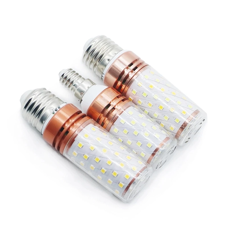 10 قطعة أمبولة E27 LED لمبة E14 LED مصباح 12W 16W SMD2835 220V الذرة لمبة الدافئة الباردة الأبيض led Lampada بومبيليا للمنزل الإضاءة