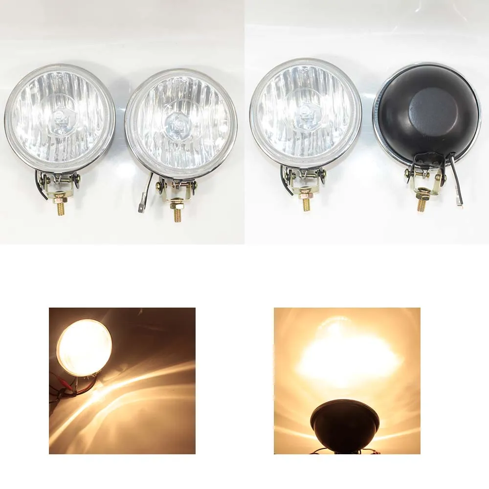 2PCS * 4.5inch Yellow/White Fog Light for Bumper Truck Offroad Light