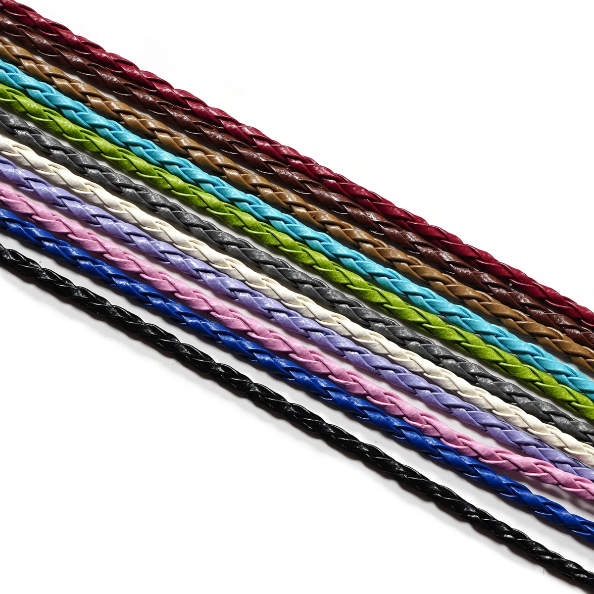 New Thick Twist Sunglasses Premium PU Leather Rope Chains Glasses Lanyard Straps Outdoor Sports Anti-Slip Eyeglasses Accessories