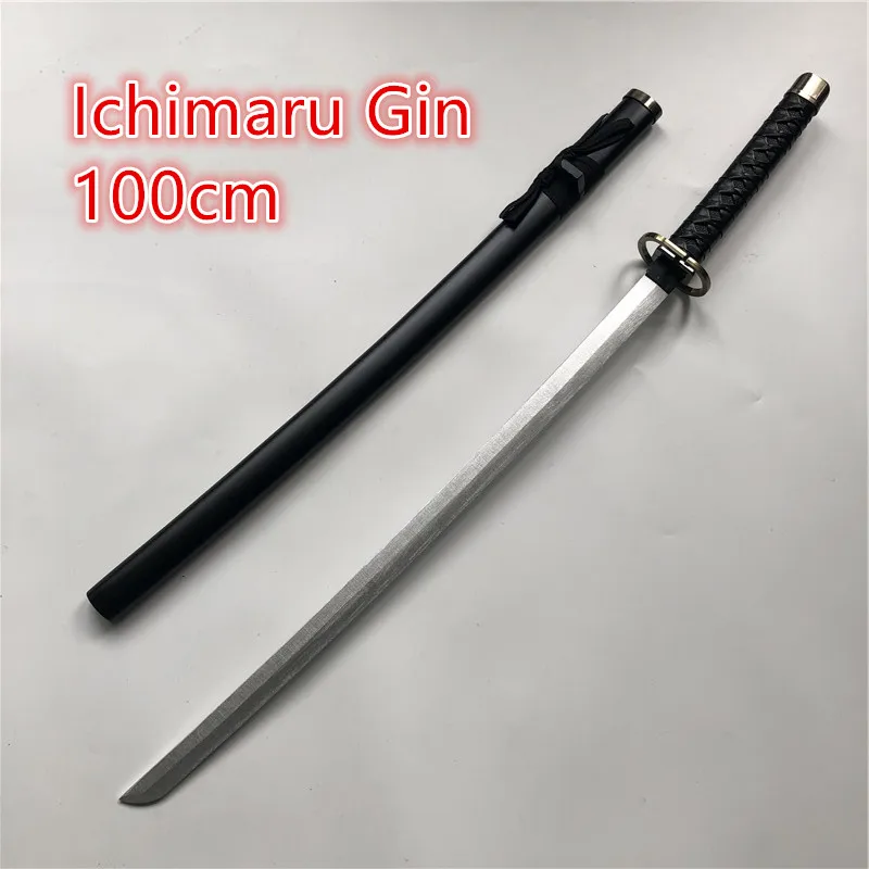 100cm Anime Cosplay Anime Holz Ichimaru Gin Schwert Cosplay Schwert Ninja Messer Holz Waffe Requisite