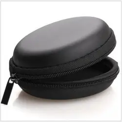 Portable Mini Round Hard Storage earphone case for Earphone SD TF Cards for Iphone xiaomi Samsung Usb Cable Earphone Bags