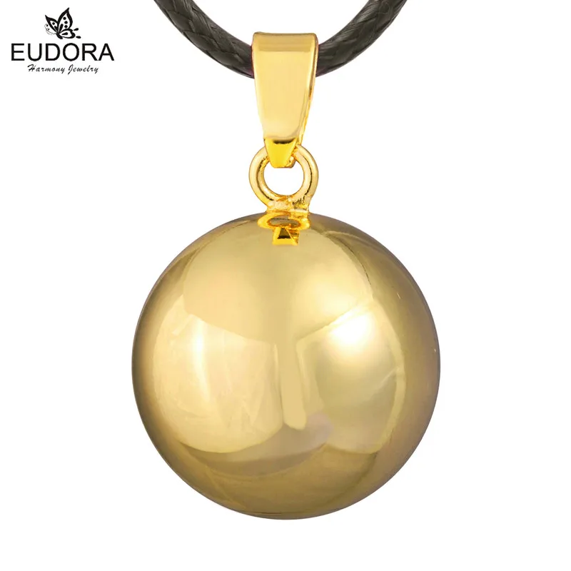 Gold Color Chime Bell Belly Necklace Harmony Bola Pendant Maternity Ball Musical Bell Pregnancy Ball Mexico Bola Women Pendants