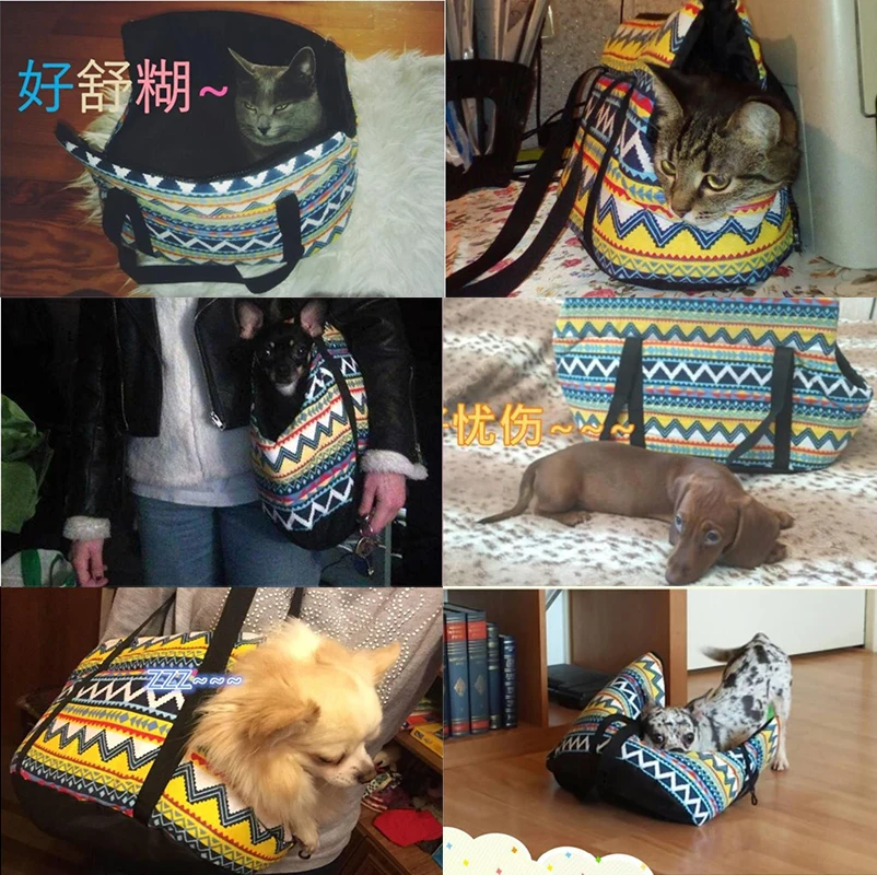 Soft Pet Small Dogs Carrier Bag Dog Backpack Puppy Pet Cat Shoulder Bags Outdoor Travel Slings For  Chihuahua Pet cat Products