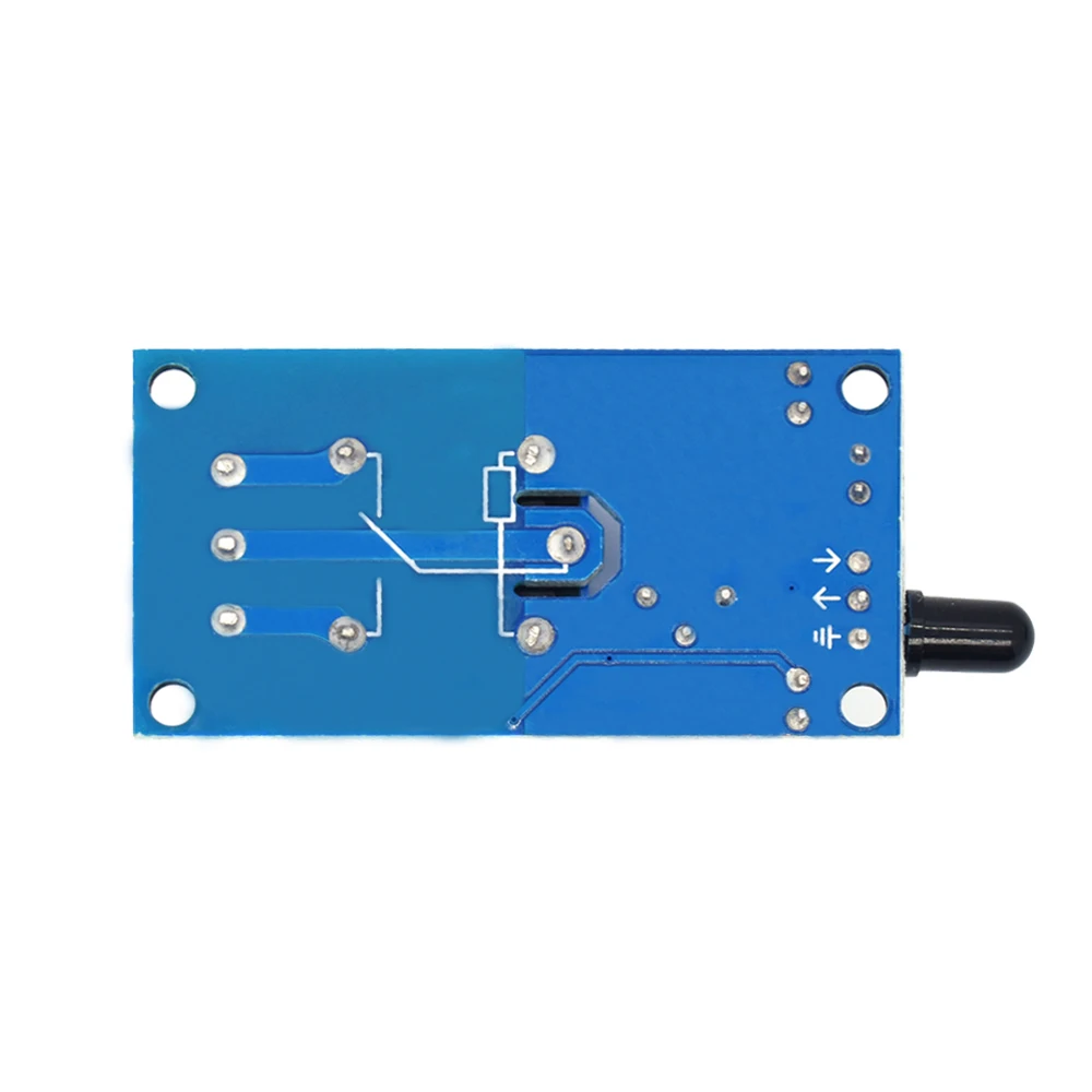 Modulo sensore di rilevamento fiamma IR a infrarossi 1 canale 5V 12V modulo relè sensore allarme antincendio per Arduino