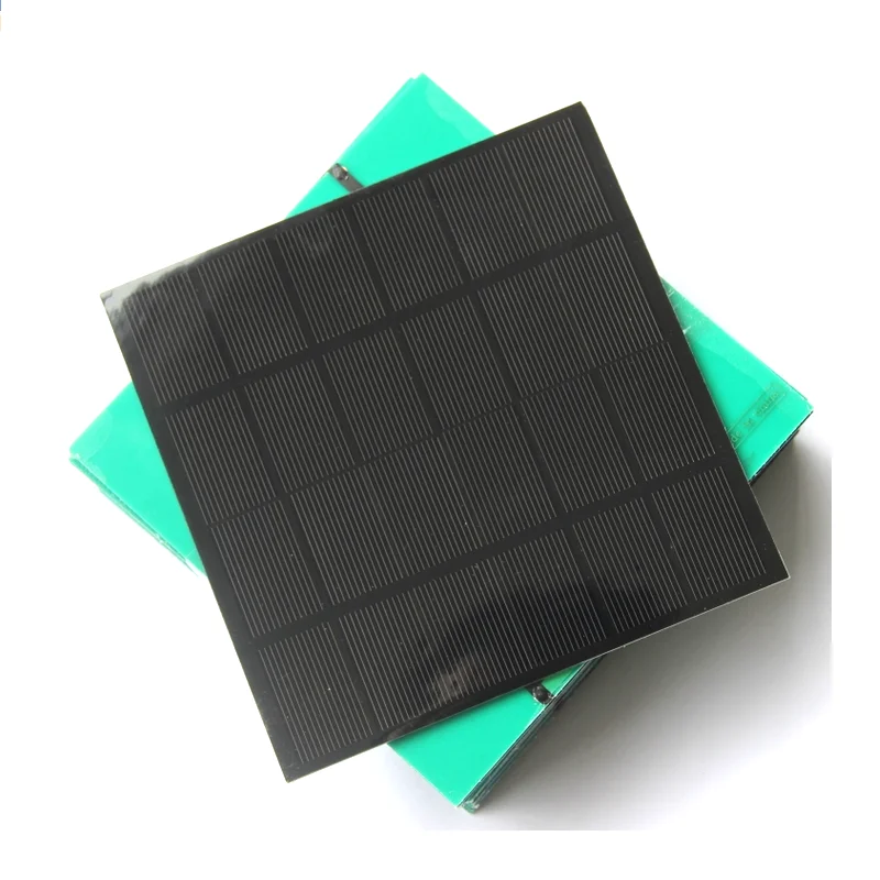 BUHESHUI Monocrystaiiine 3W 6V Solar Cell Solar panel DIY Solar Charger System LED Light 145*145mm 10PCS Wholesale Free Shipping