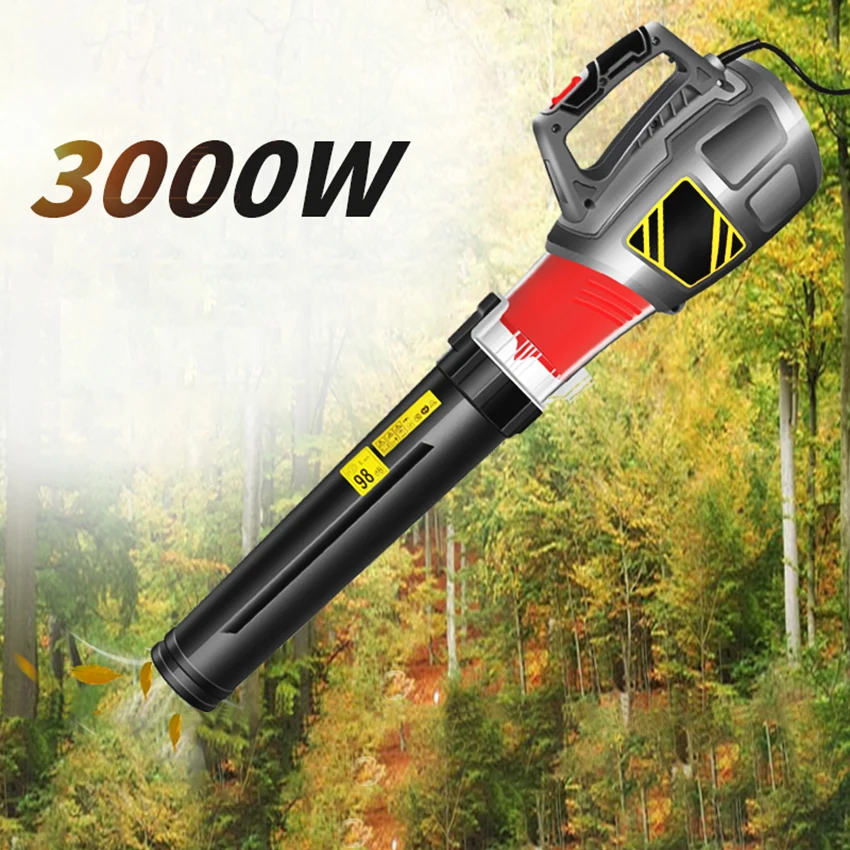 

3000W 13000-16100 RPM Electric Air Blower Handheld Leaf Blower Dust Collector Cleaner 790M3/H Blowing Machine Garden Power Tools