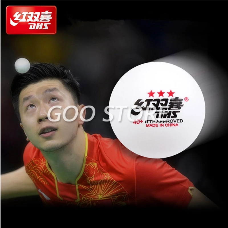 30 balls/ 60 balls DHS 3-star D40+ table tennis ball Original 3 star seamed new material ABS plastic ping pong balls poly