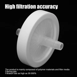 2pcs Oxygen Generator Micro Disk Filter Sputum Suction Machine Replacement Filter Oxygen Machine Accessories Medical Filter