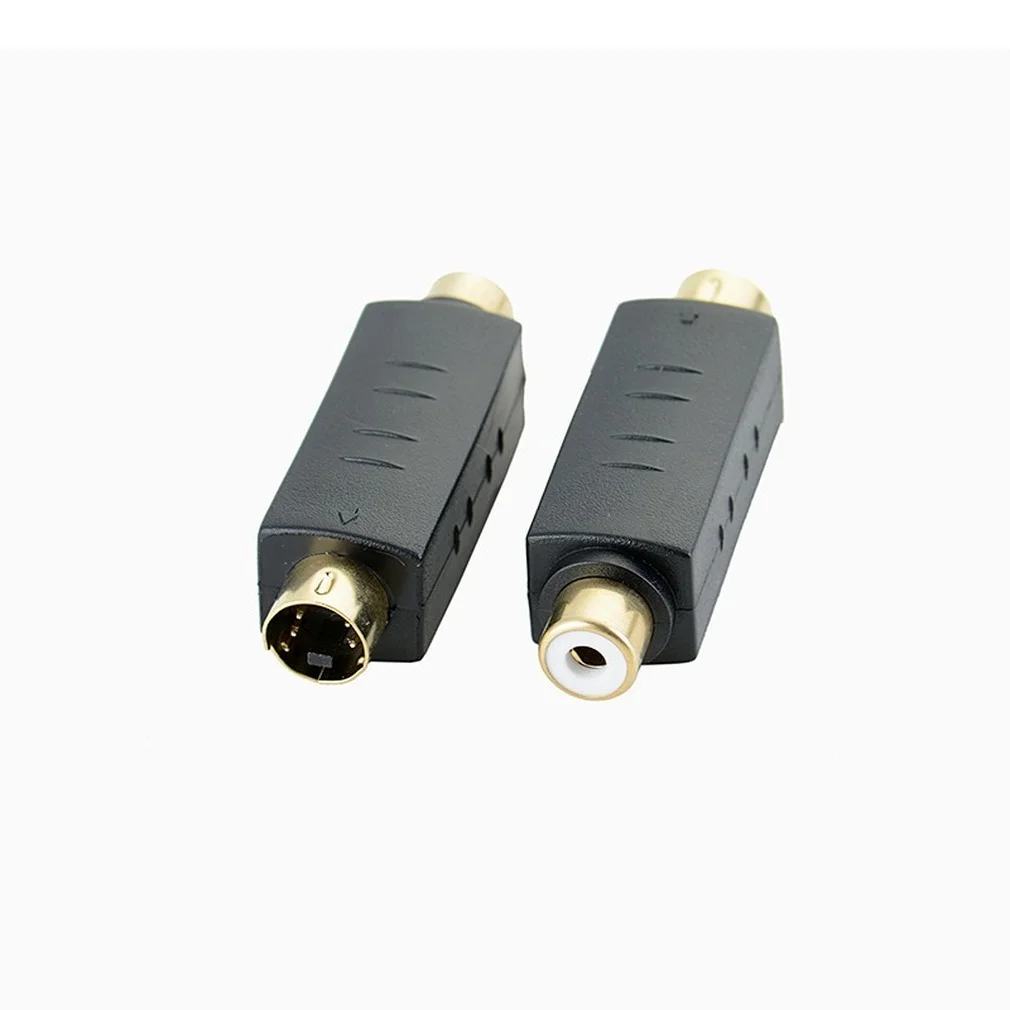 

RCA Female Composite to 4 pin S-Video svideo Male Adapter Adaptor Converter Connector Video Terminal Revolution RCA Mother AV