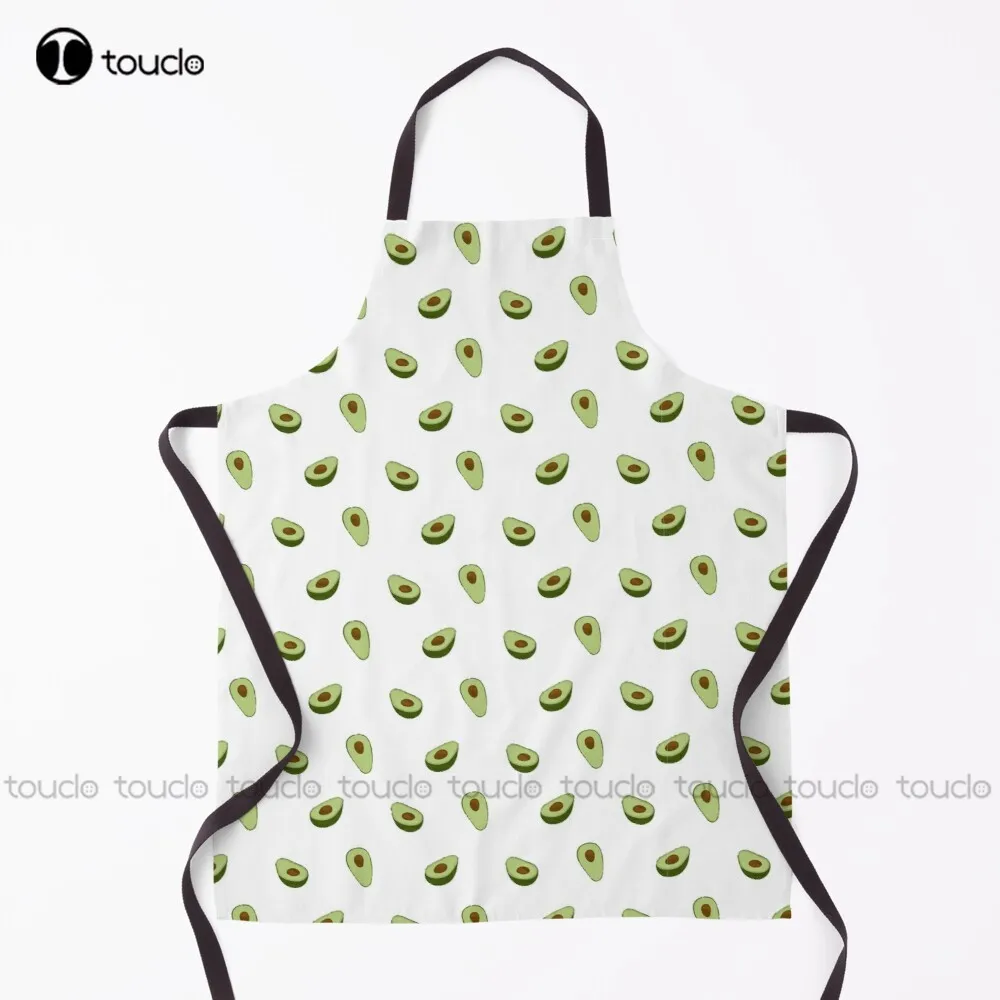 Avocado Seamless Pattern Print Fabric Organic Apron Womens Apron For Women Men Unisex Adult Garden Kitchen Apron