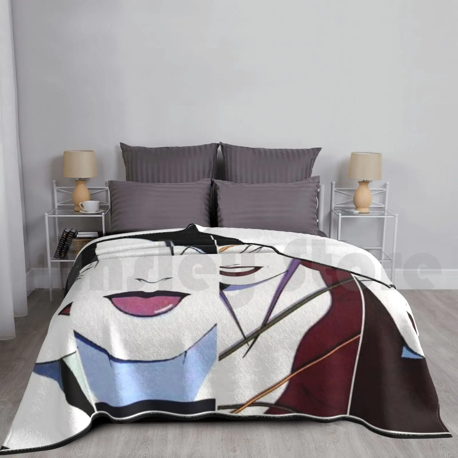 Art Girl Beauty On Cover Album Duran Duran 99art manta para sofá cama viaje Art Girl Beauty On Cover Album