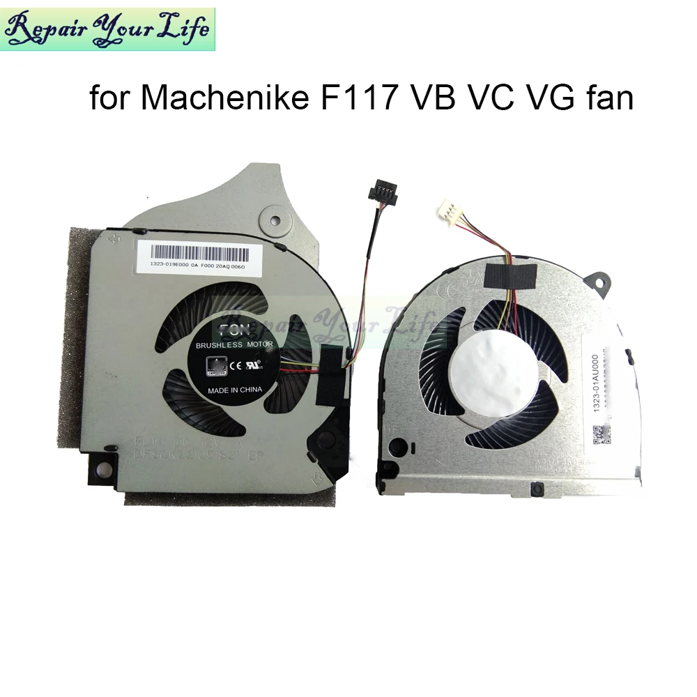 Laptop Cooling CPU GPU Fan for Machenike F117V F117-VC F117-VG F117-VB2s F117-VD3s VD F117-VR Graphics card Cooler 1323-01AU000