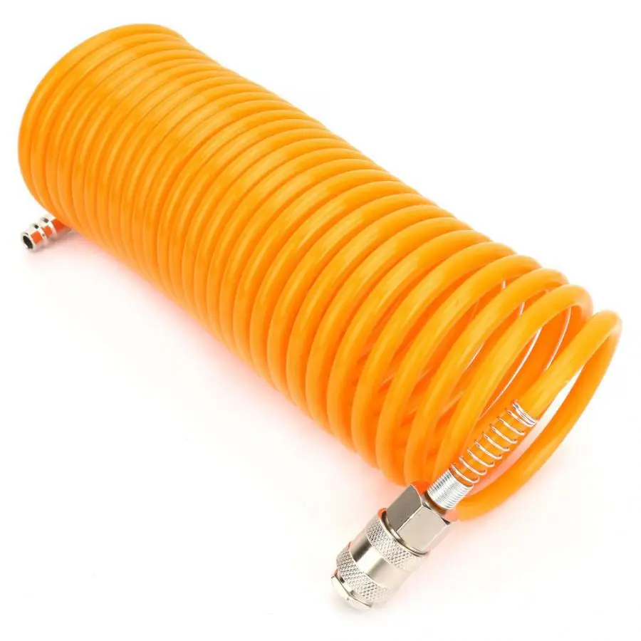 Telescopic PE Hose 7.5M Pneumatic Air Hose Tube Air Compressor Toll with European Style EU Male and Female Quick Connector