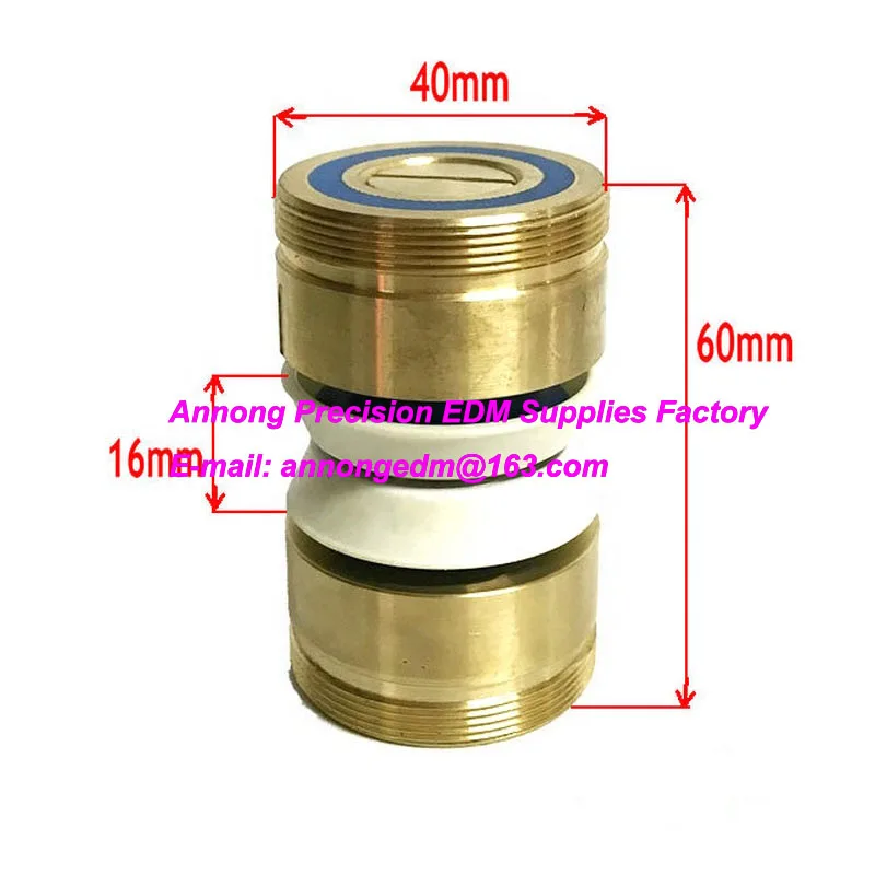 WEDM Wire Cut Parts Waterproof Pulley Roller Assembly OD42* L60mm for Molybdenum Wire