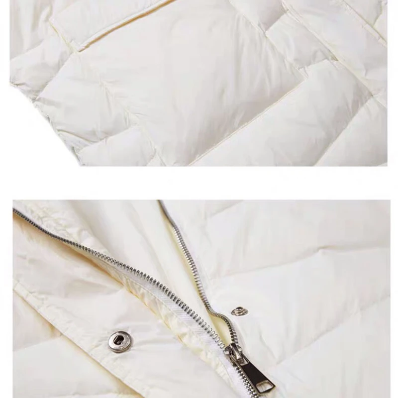 2025 nueva chaqueta cálida de invierno para mujer, chaqueta de longitud media versión coreana, chaqueta holgada para mujer, chaqueta de plumón Parker para mujer