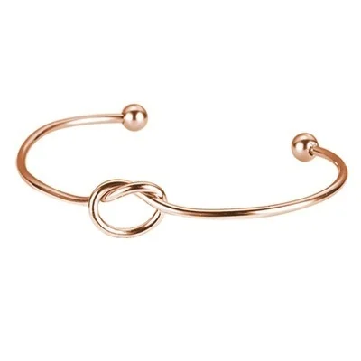 10pcs Knot Bracelet Stainless Steel Adjustable Basic Bangle Handmade jewelry