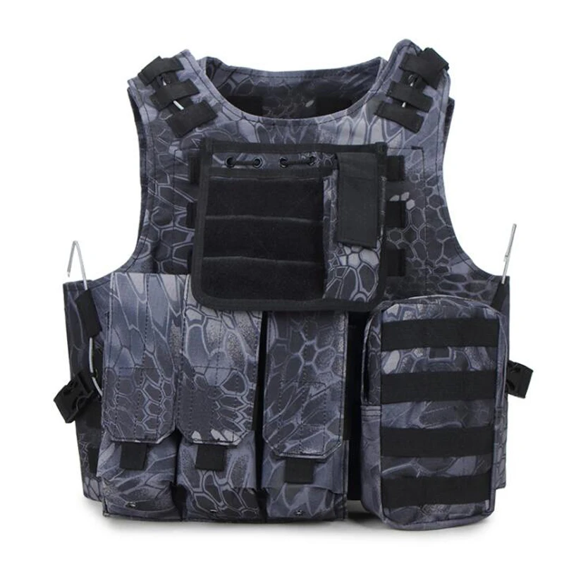 USMC Chaleco Táctico MOLLE de Airsoft con porta placas – Exterior - imagen 4