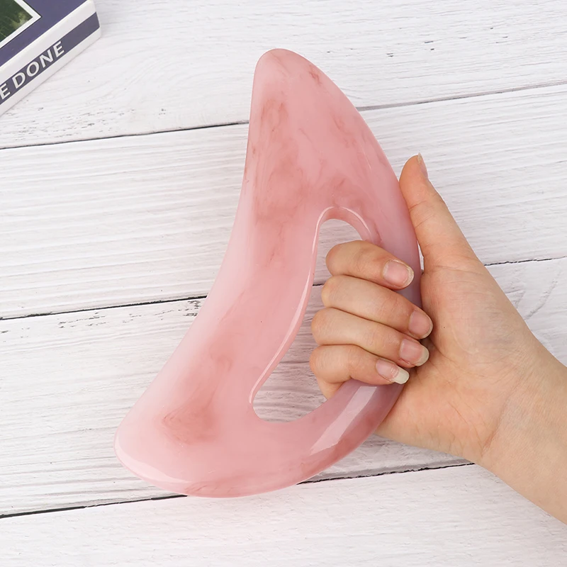 Natural Jade Gua Sha Scraper Board Massage Rose Quartz Jade Guasha Stone For Face Neck Skin Lifting Wrinkle Remover Beauty Care