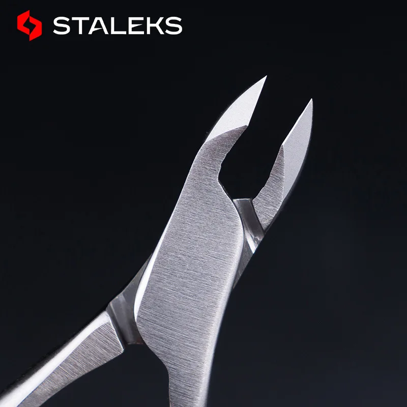 1pc STALEKS Smart 10 Stainless Steel Nail Cuticle Scissors Toenail Clipper Trimmer Cutter Dead Skin Scissor Nail Art Tool