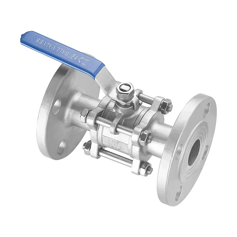 

1/2" 3/4" 1" 1-1/4" 1-1/2" 2" Stainless steel 304 Manual Flange Ball Valve 1.6Mpa Flanged Valve