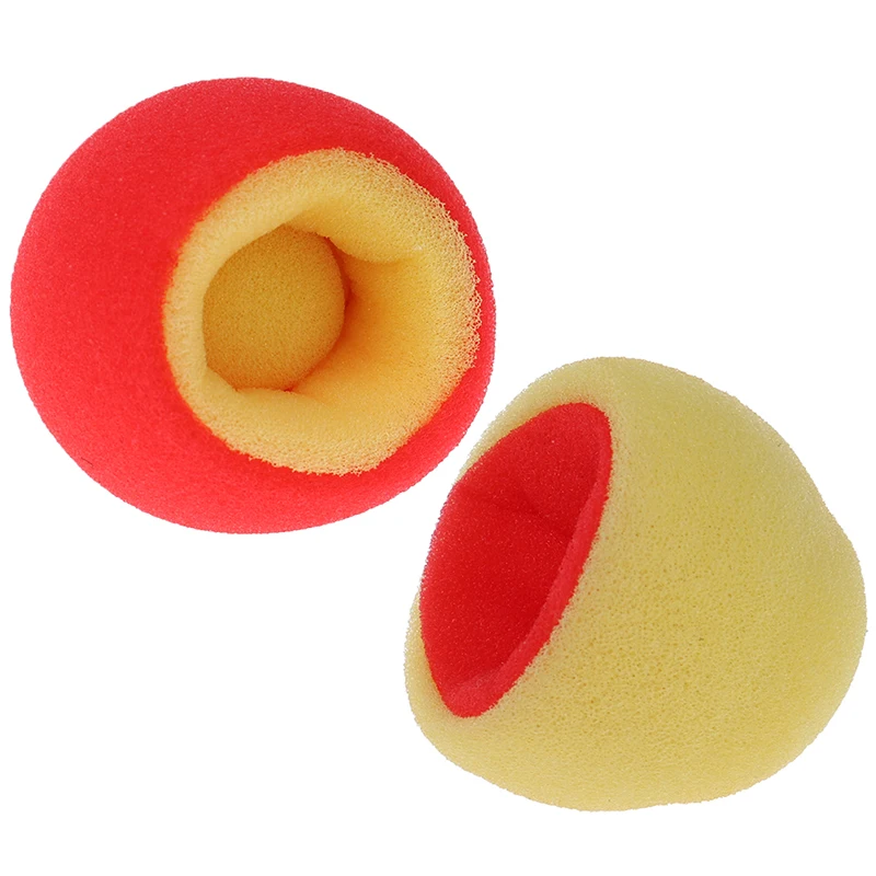 2 Pcs/ Set Color Change Sponge Ball Magic Tricks Fun Super Soft Sponges Changing Ball Square Close Up Magic Stage Magic Props