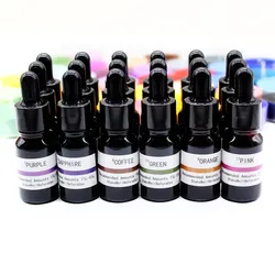 10ML świeca płynny barwnik wosk sojowy wosk pszczeli żywica Pigment wysokiej koncentracji barwnik na świeca DIY podejmowania mydło kolorowanie pigmentu