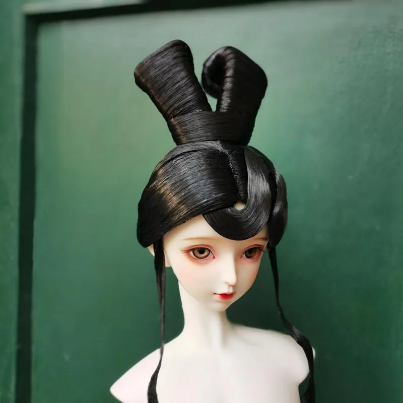 1/8 1/6 1/4 1/3 BJD/SD Wig Doll Accessories Ancient Costume Hair Shell Retro Wigs For BJD/SD YOSD MSD SD13 Girl SSDF Uncle C1366