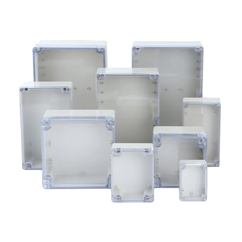 

Waterproof Outdoor Enclosure Transparent Plastic Cases DIY Electrical Junction Box Instrument Housing Electronic Project Box