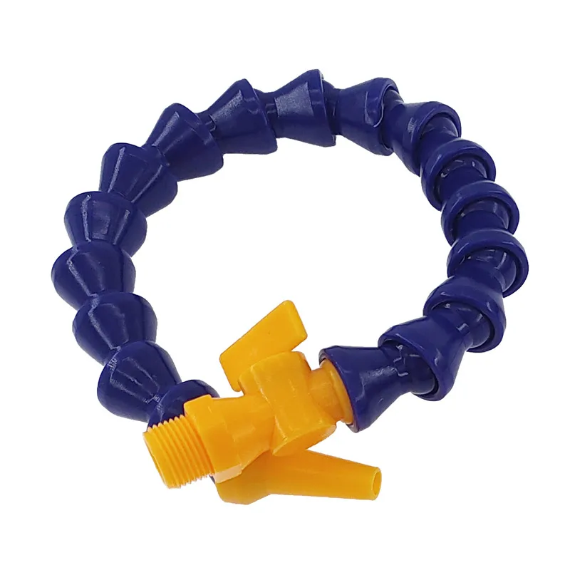 6pcs 300 400 500 600mm Plastic Round Flat Nozzle Adjustable Oil Coolant Hose 1/4 3/8 1/2 Flexible Water Oil Cooling Pipes image 4